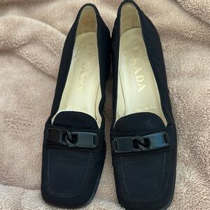 Prada Elegant Black Women's Loafers